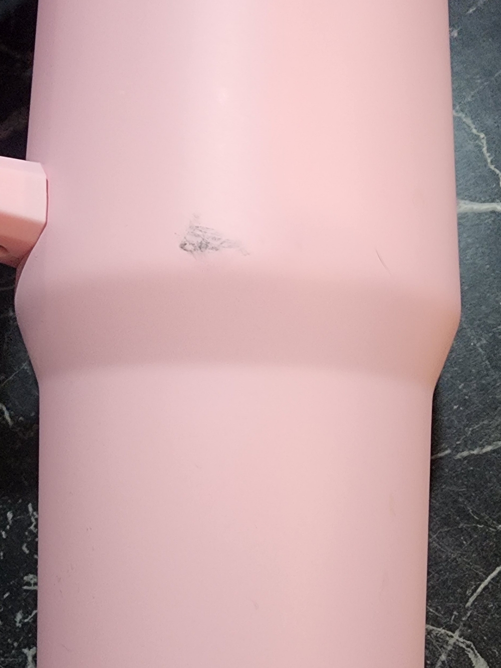 Pink "I ♥ Dolly" Insulated Travel Mug with Handle - Picture 4 of 6